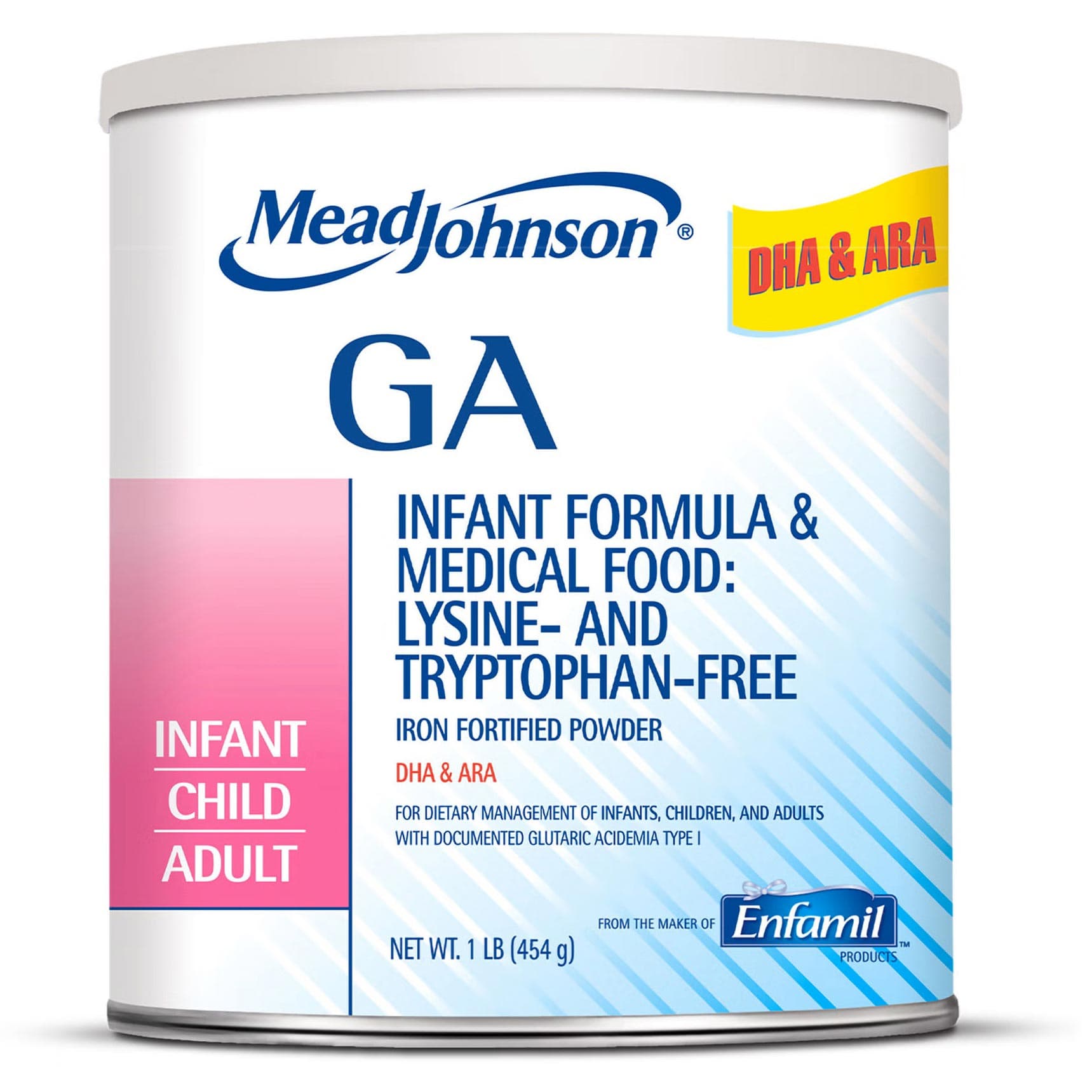 Mead Johnson GA Iron-Fortified Infant Formula and Medical Food Powder, 1 lb - Each - Image 1