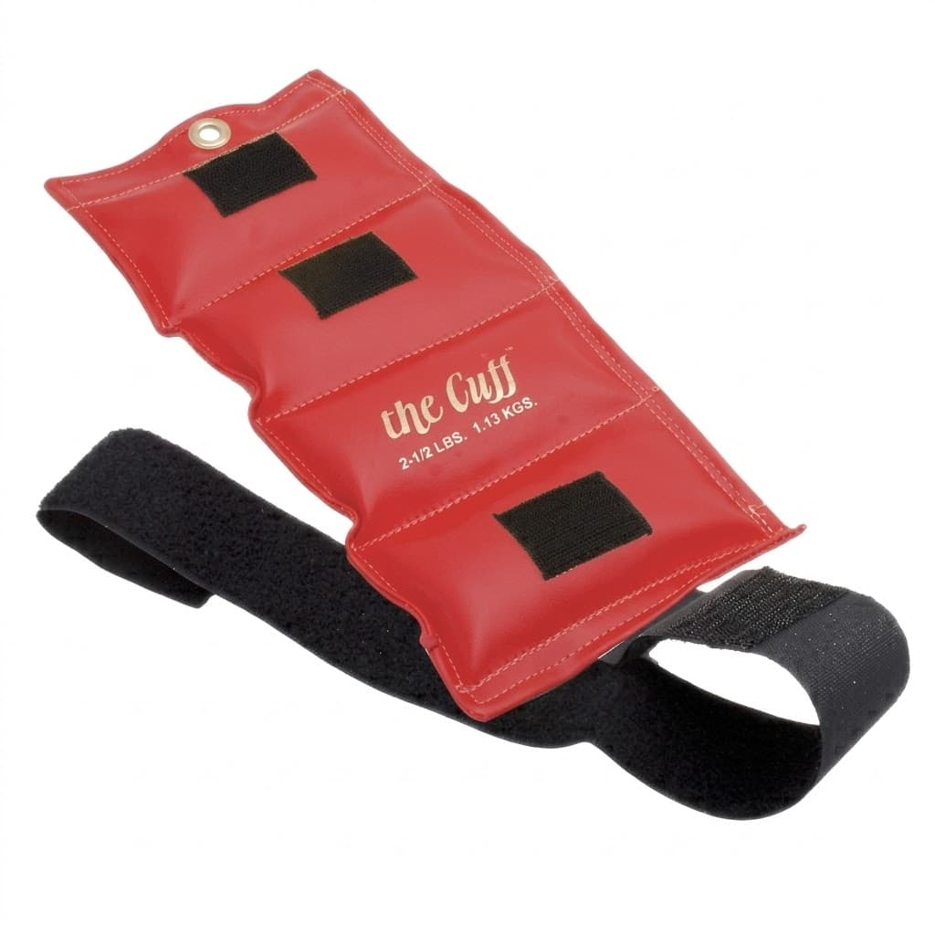 The Cuff Deluxe Ankle and Wrist Weight, Red, 2.5 Lbs - Image 1