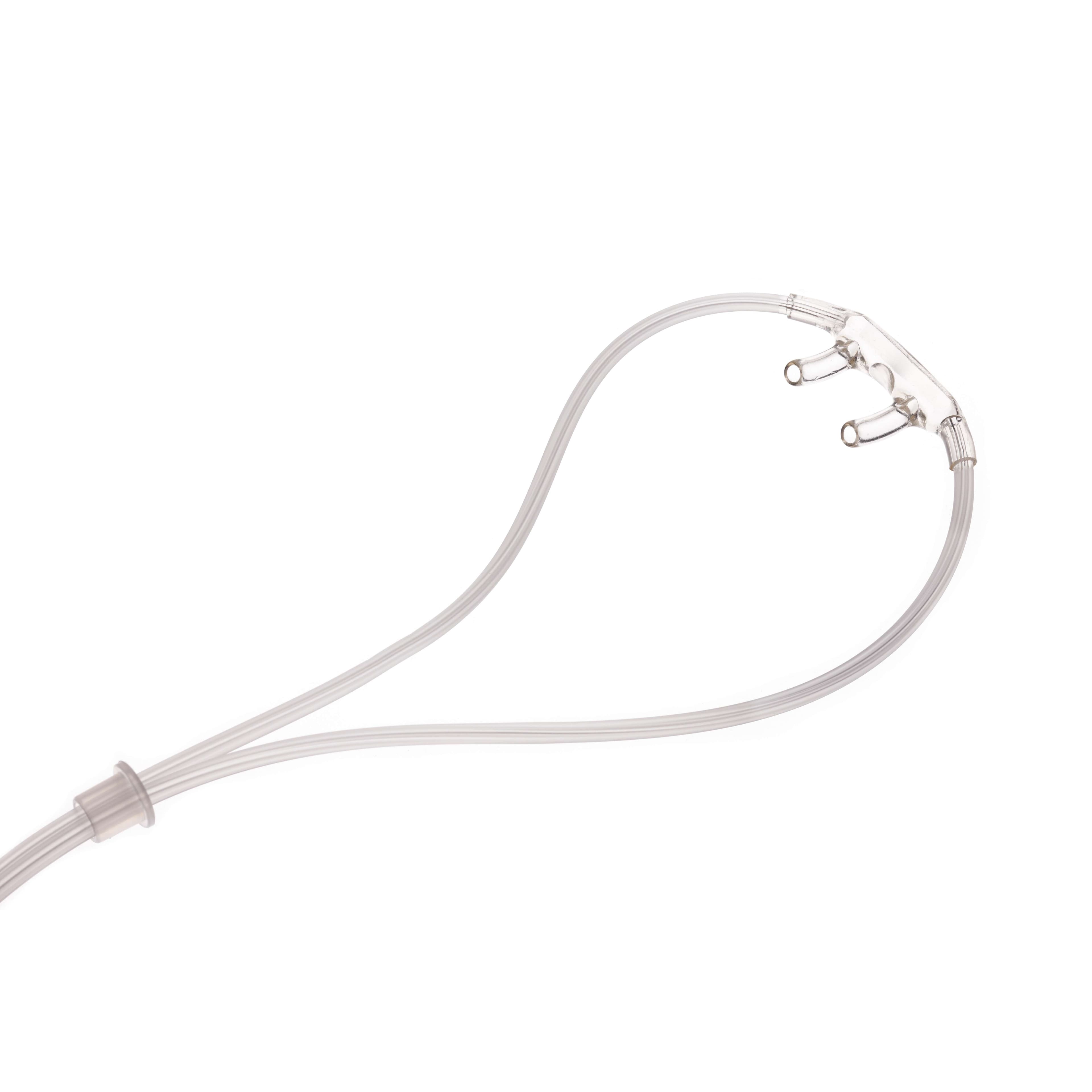 Softech Plus Adult Nasal Cannulas With 7 Foot O2 Supply Tubing And Standard Connector - Image 1