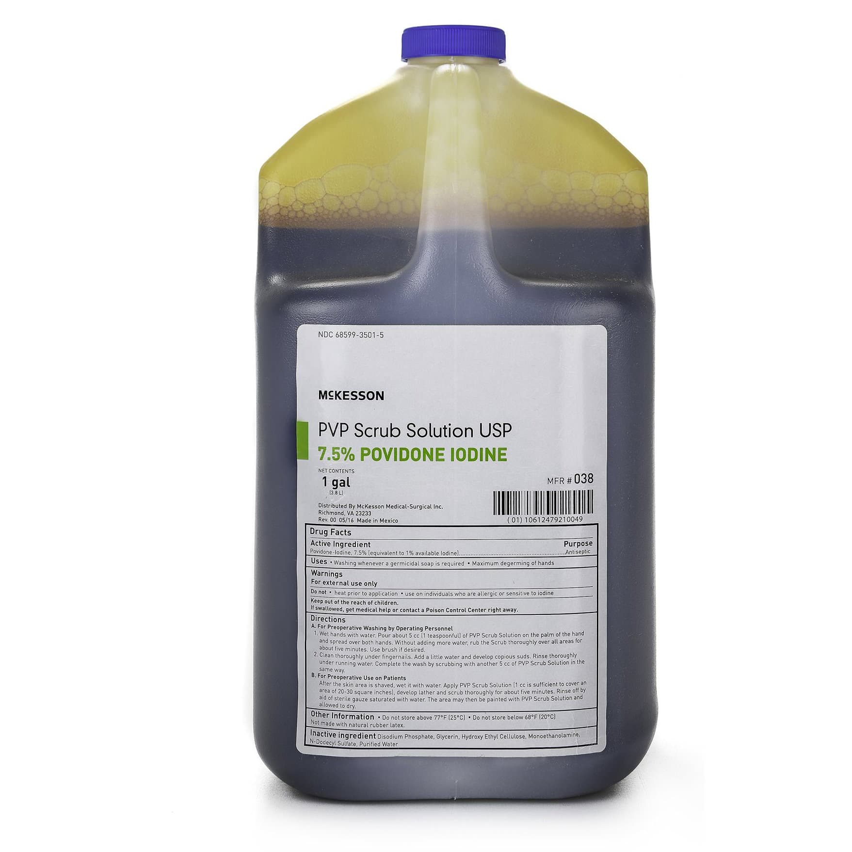 McKesson Surgical Scrub Solution Liquid NonSterile, Jug, 1 gal. - Each - Image 1
