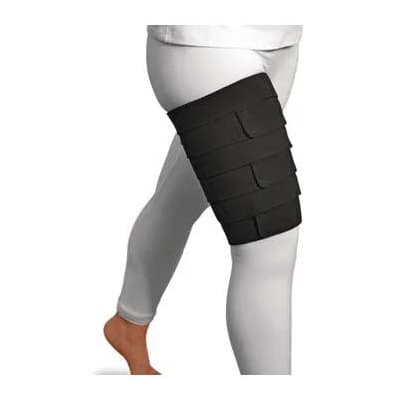 ReadyWrap Lower Extremity Thigh Garment, Tall, Small, Black - Image 1