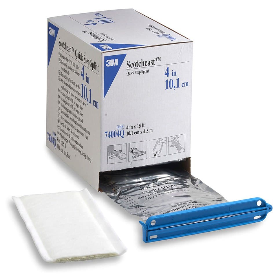 3M Scotchcast Quick Step Splint, 4 Inch X 15 Foot - Package of 2 - Image 1