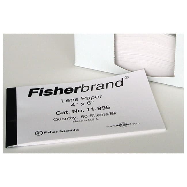 Fisherbrand Lens Paper, 4 x 6 Inch - Package of 50 - Image 1
