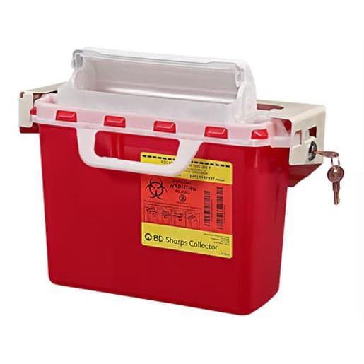 BD Sharps Container Locking Wall Bracket - Image 2