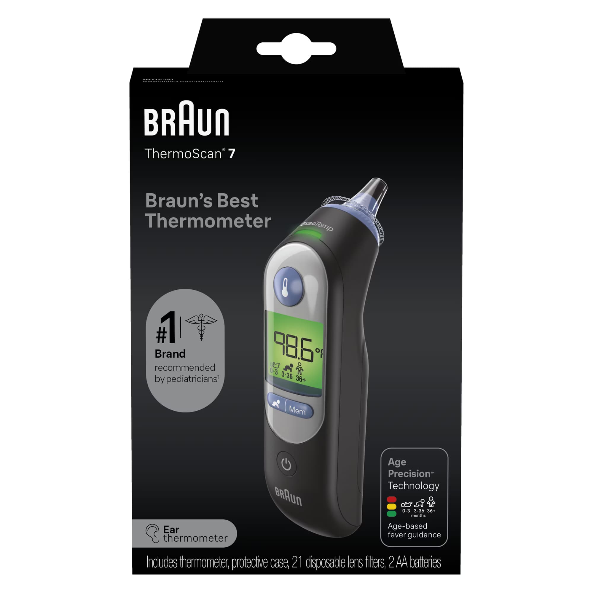 Kaz Braun ThermoScan 7 Age Precision Ear Thermometer - Image 2