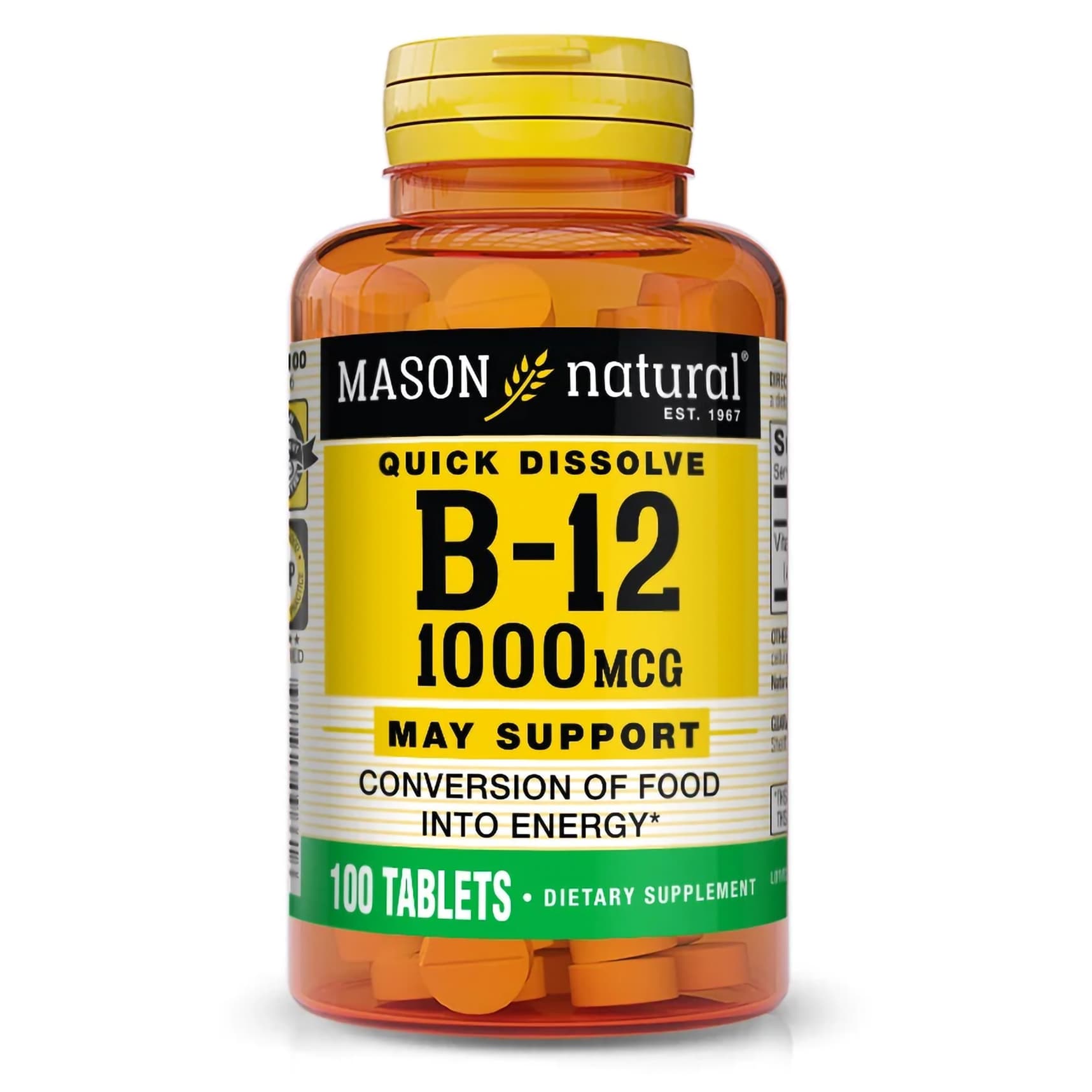 Mason Natural Vitamin B12 Tablets - Image 1