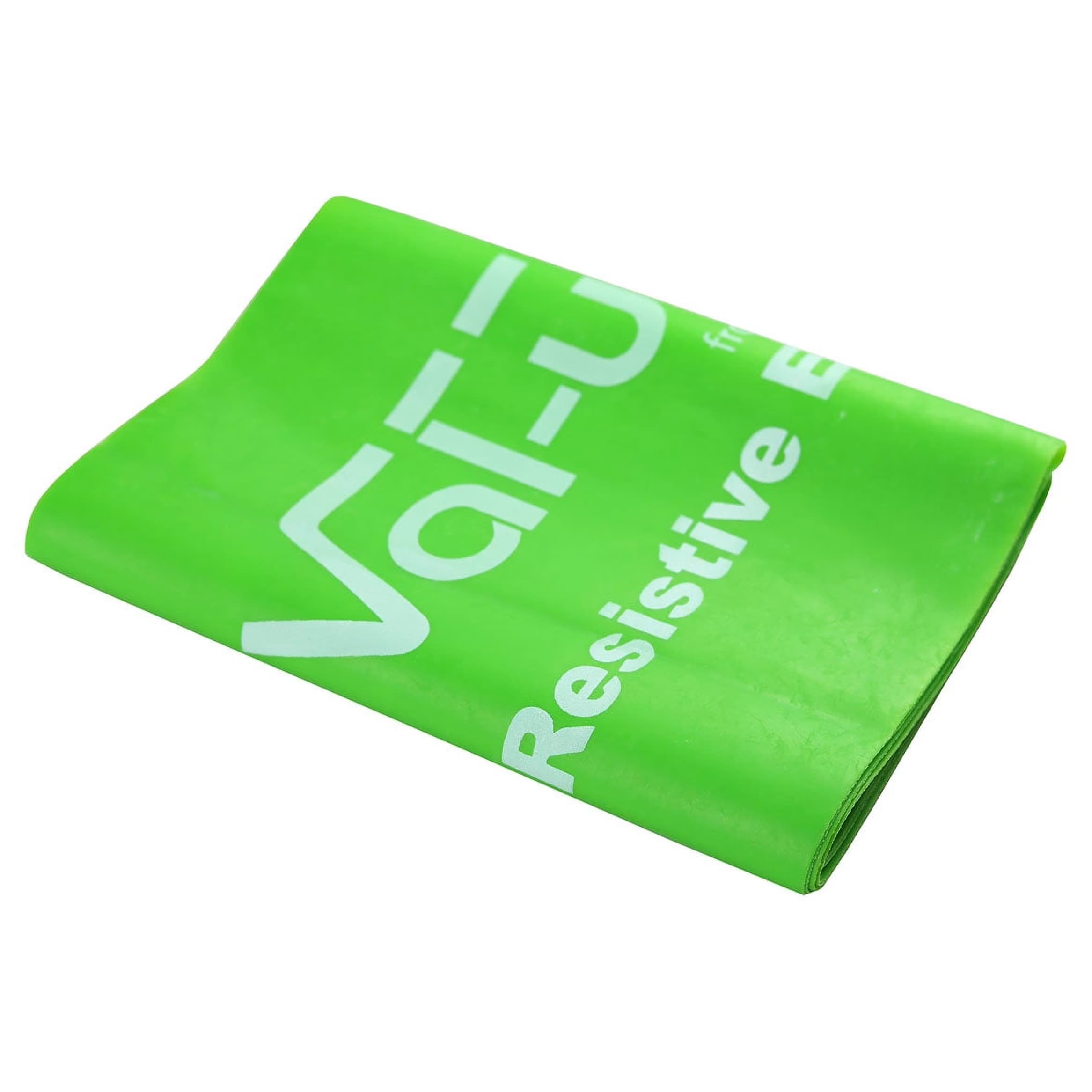 Val-u-Band Low Powder Exercise Band, 5-Foot Strip, Lime, Medium - Image 1