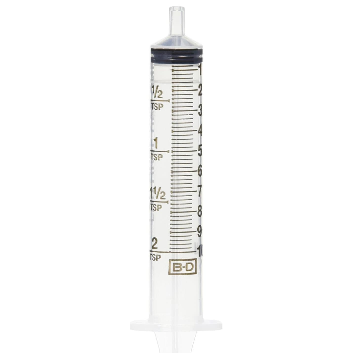 BD Oral Syringe with Tip Cap, Clear, 10 ml - Case of 500 - Image 1
