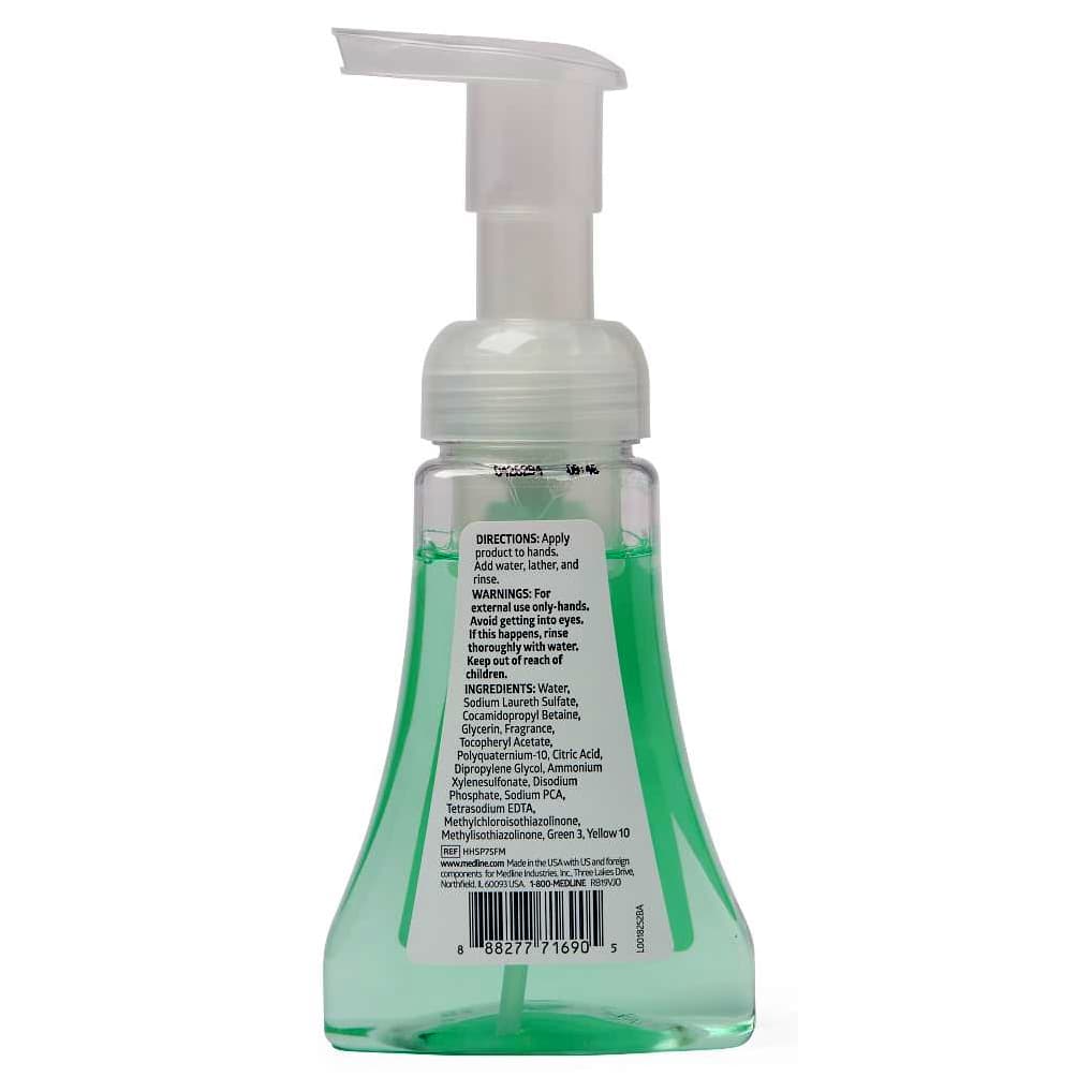 Medline Spectrum Advanced Foaming Hand Soap, Pear Scent, Pump Bottle, 7.5 oz - Case of 12 - Image 2