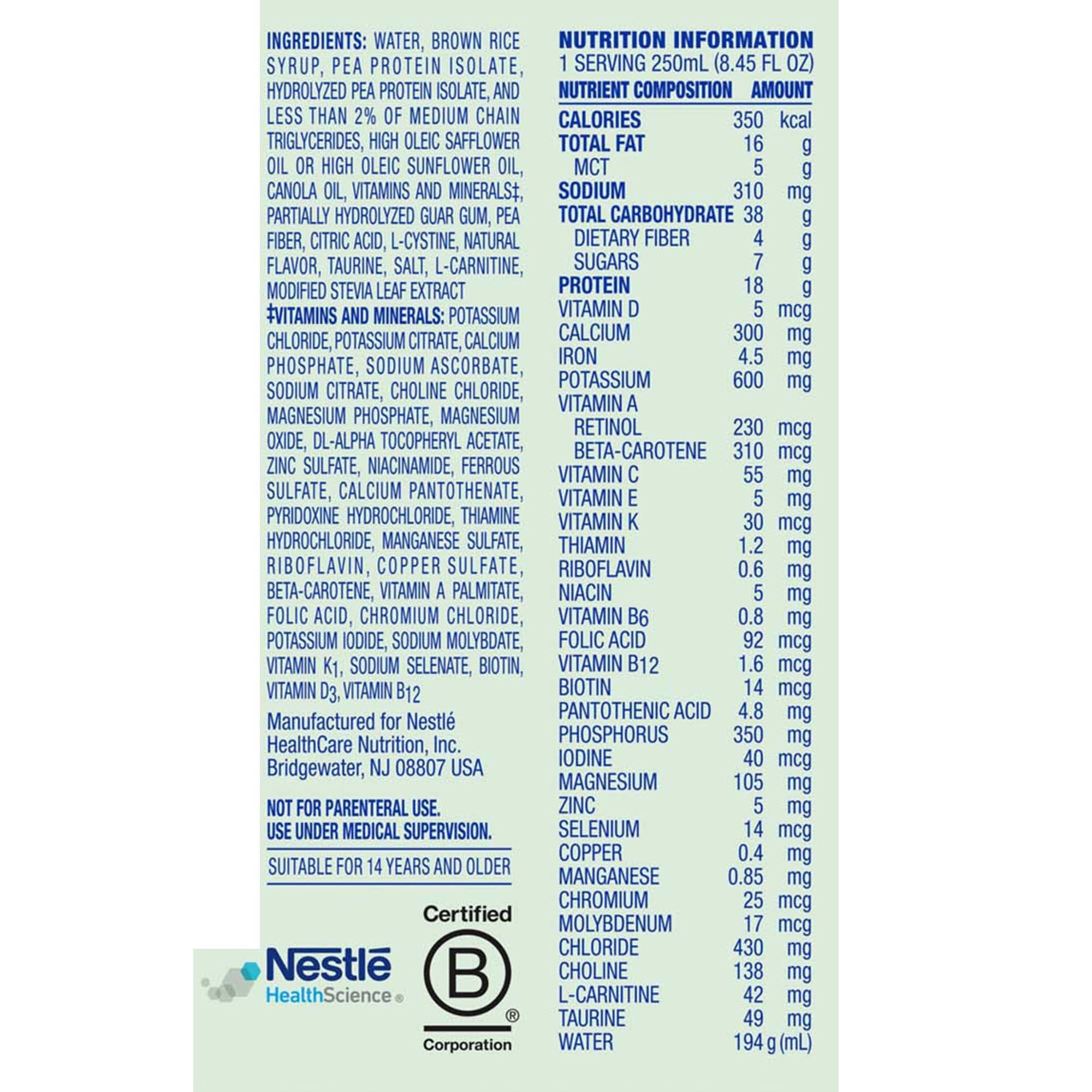 Compleat Standard 1.4 Plant-Based Tube Feeding Formula - Image 4