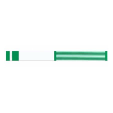 Short Stay Identification Wristband 1 x 4 Inch, Kelly Green, 12 to 13 Inch - Box of 1000 - Image 1