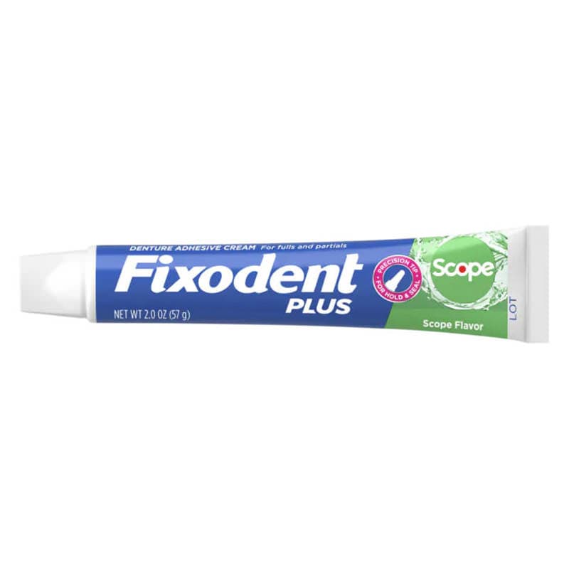 Fixodent Plus Scope Secure Denture Adhesive Cream - Image 1