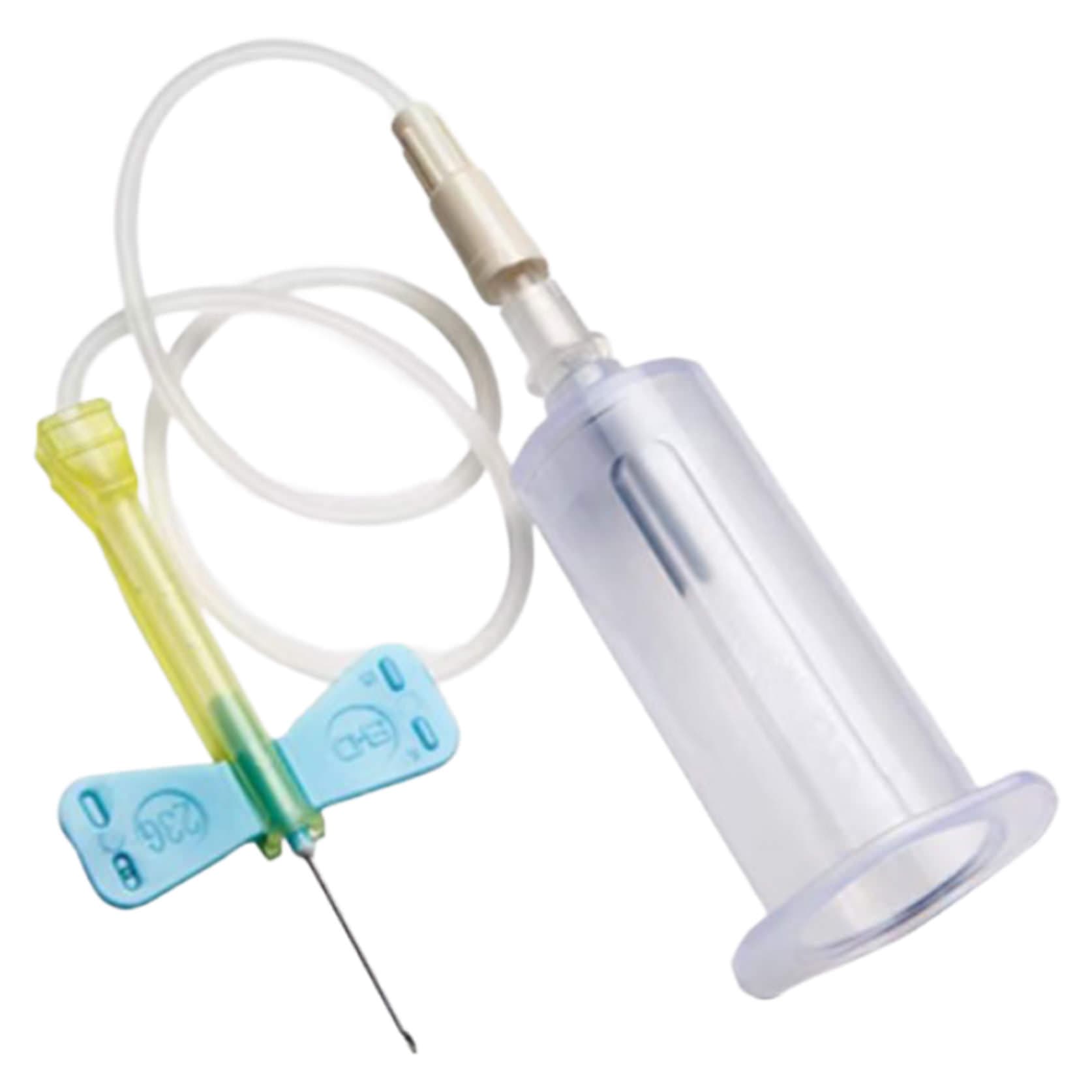 BD Vacutainer Safety-Lok Blood Collection Set, 7 Inch, 25 Gauge, Royal Blue - Box of 50 - Image 1