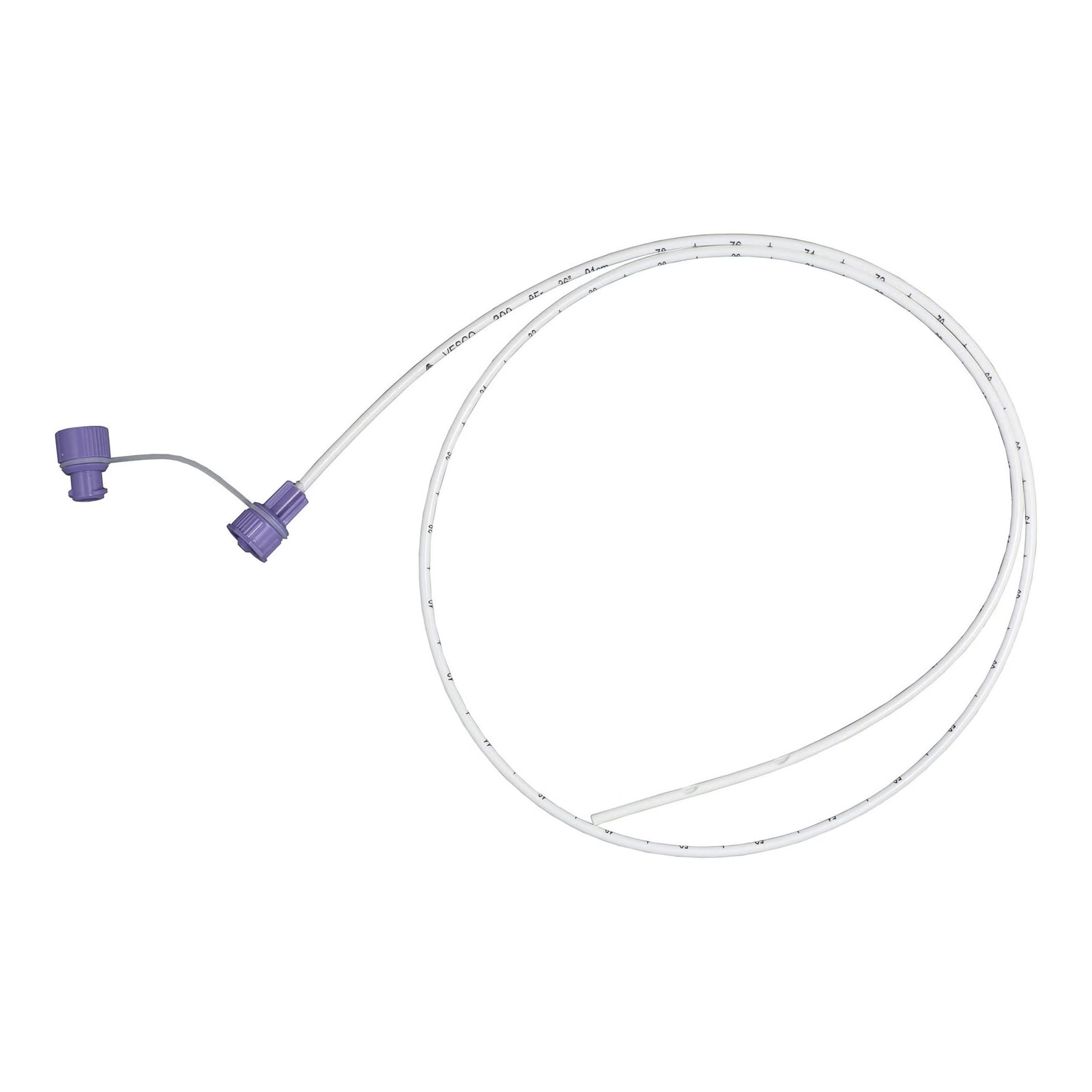 Vesco Medical Single Port Nasogastric Feeding Tube, 10 Fr, 36 Inch Tube - Each - Image 1