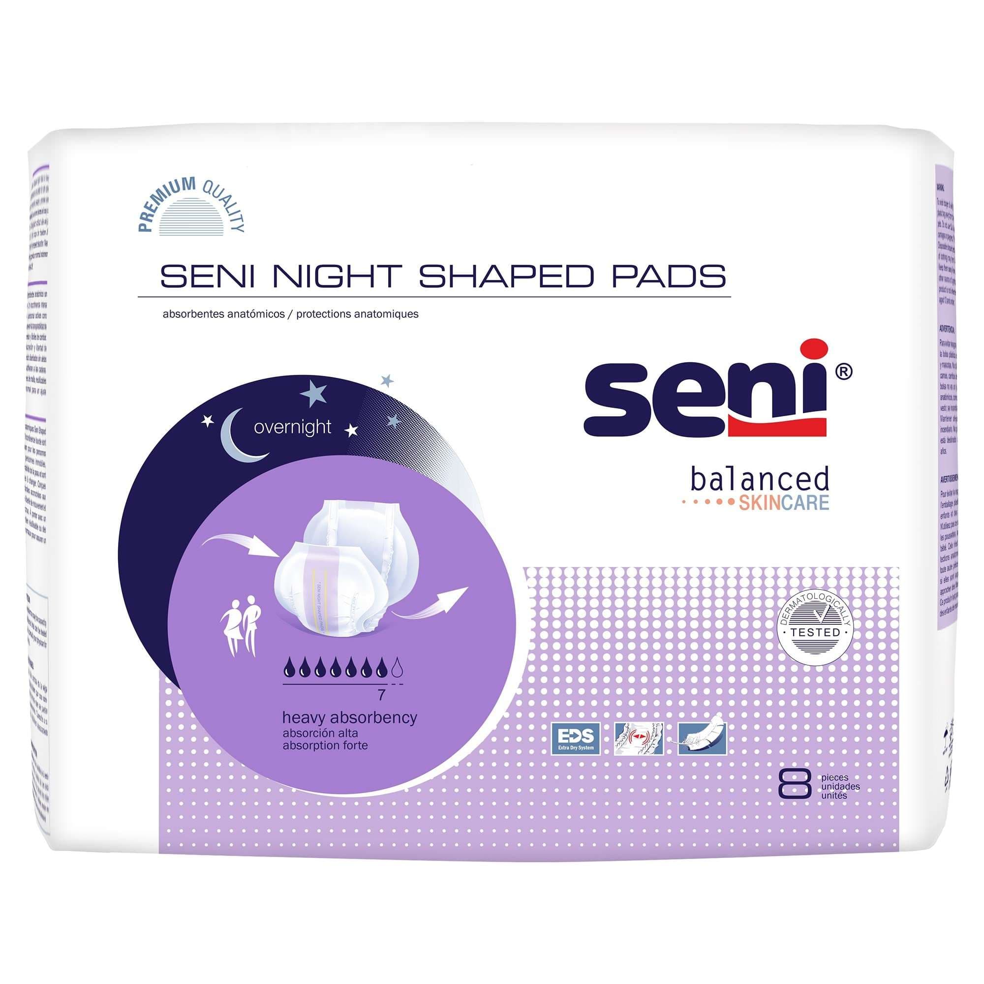 Seni Night Shaped Pads - Case of 48 - Image 1