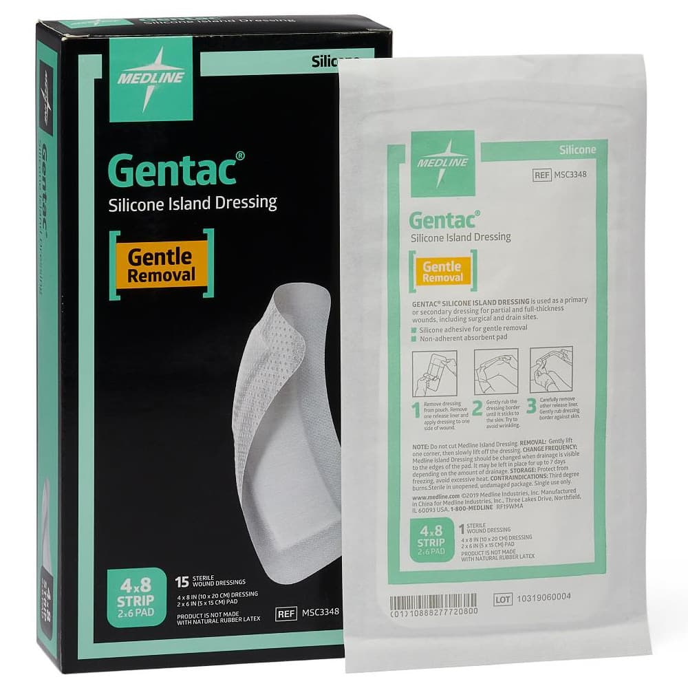 Gentac Silicone Adhesive Island Wound Dressing - Image 3