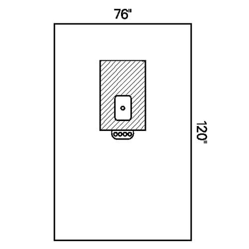 O and M Halyard Inc Orthopedic Drape Blue 76 W x 120 L Inch Without Covers - Case of 14 - Image 4