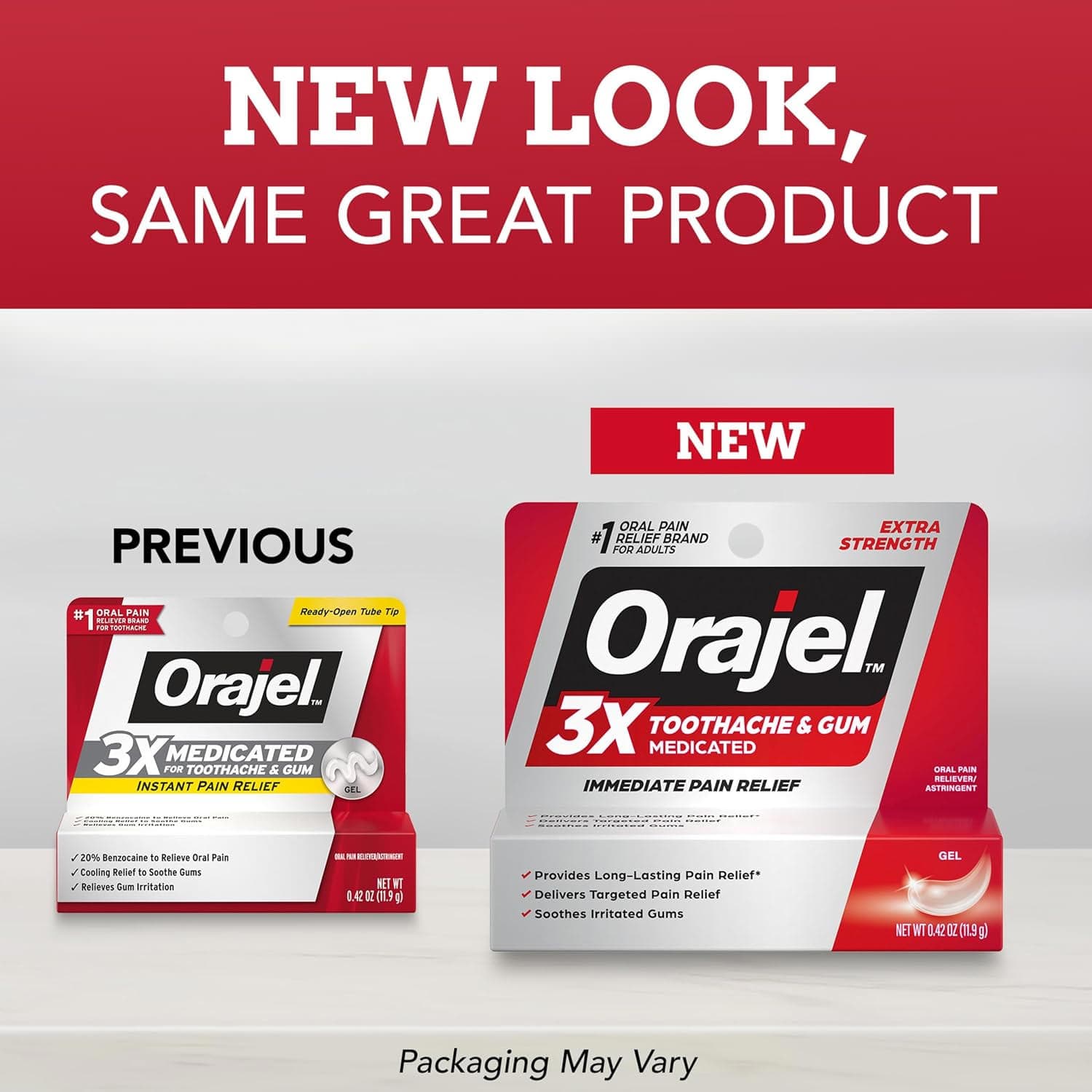 Orajel 3X Medicated Toothache & Gum Pain Gel - Each - Image 2