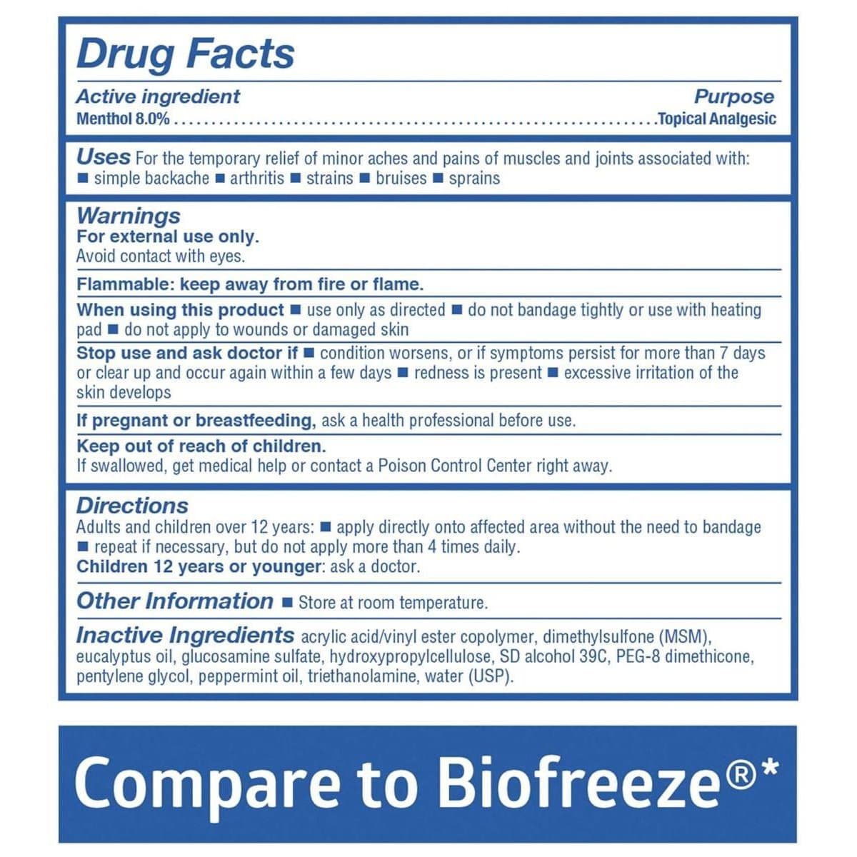 Medline Ironman ActivICE Topical Pain Reliever - Image 2