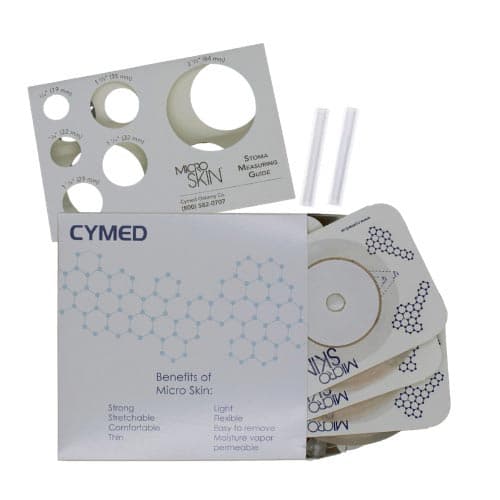 Cymed 9" Clear Urostomy Pouch - Image 3