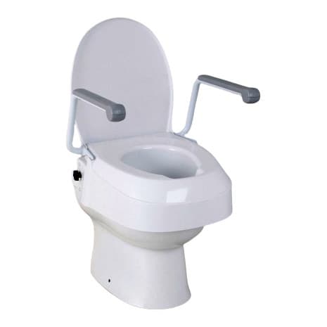 Homecraft Raised Toilet Seat with Armrests