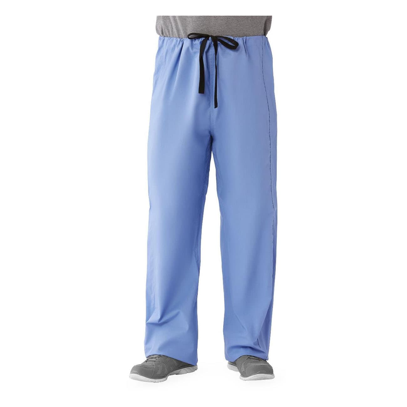 CottonCare Unisex Reversible 1-Pocket Scrub Pants with Drawstring Waist - Image 1