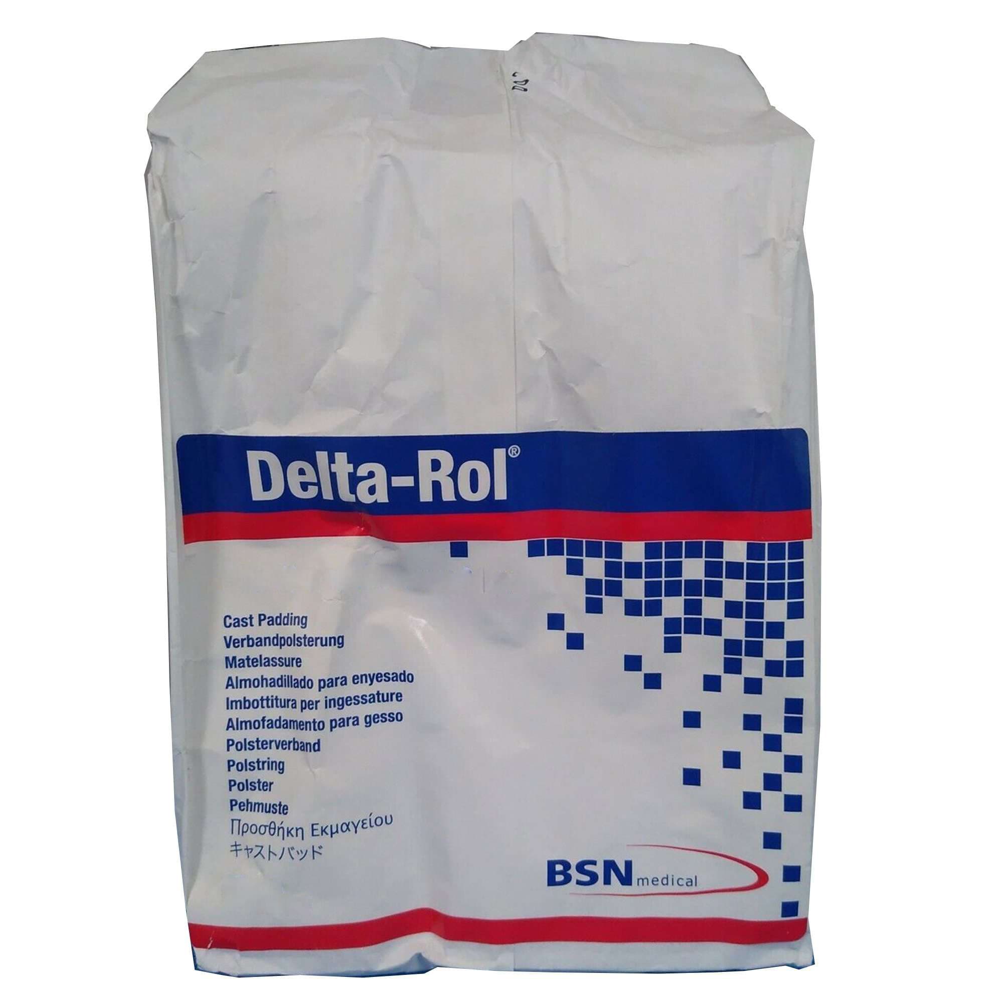 Delta-Rol Undercast Non Sterile Cast Padding, 4 Inch x 4 Yard - Bag of 12 - Image 1