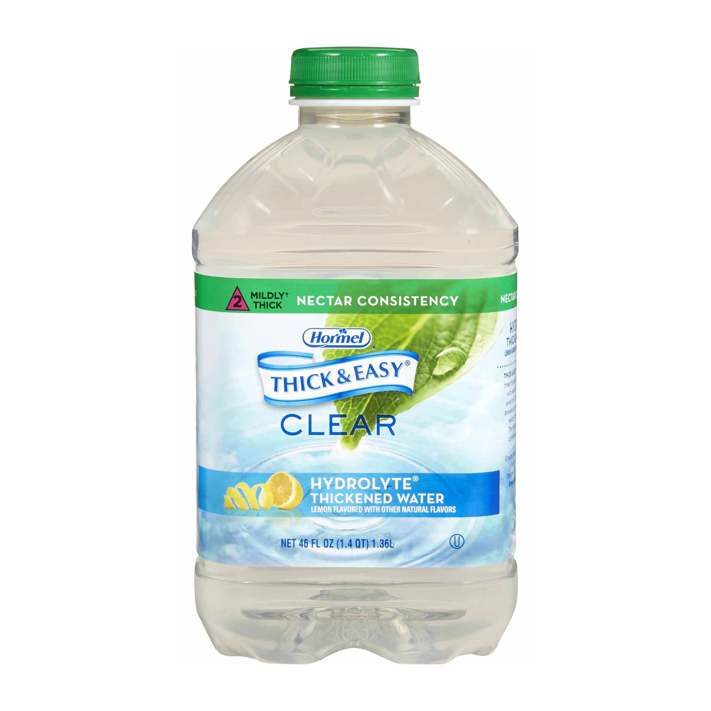 Thick & Easy Clear Hydrolyte Nectar Consistency Thickened Water, Lemon, 46 Oz - Each - Image 1