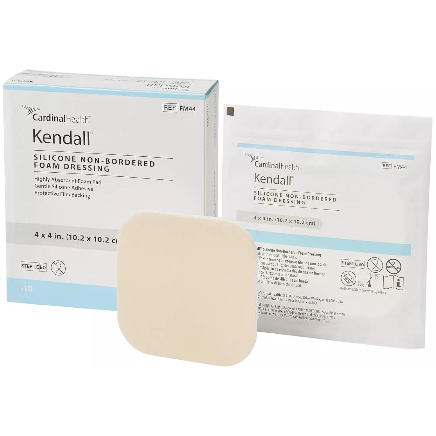 Cardinal Health Kendall Silicone Foam Dressing