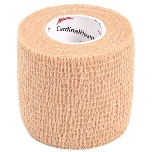 Cardinal Health Self-Adherent Cohesive Bandages, Non-sterile, 2" x 5 Yard, Tan - Each - Image 1