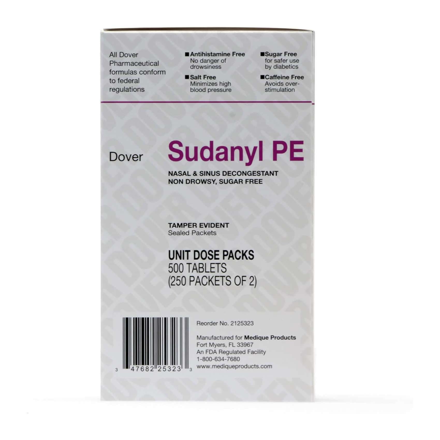 Sudanyl Pe Sinus Relief Tablet - Box of 250 - Image 4
