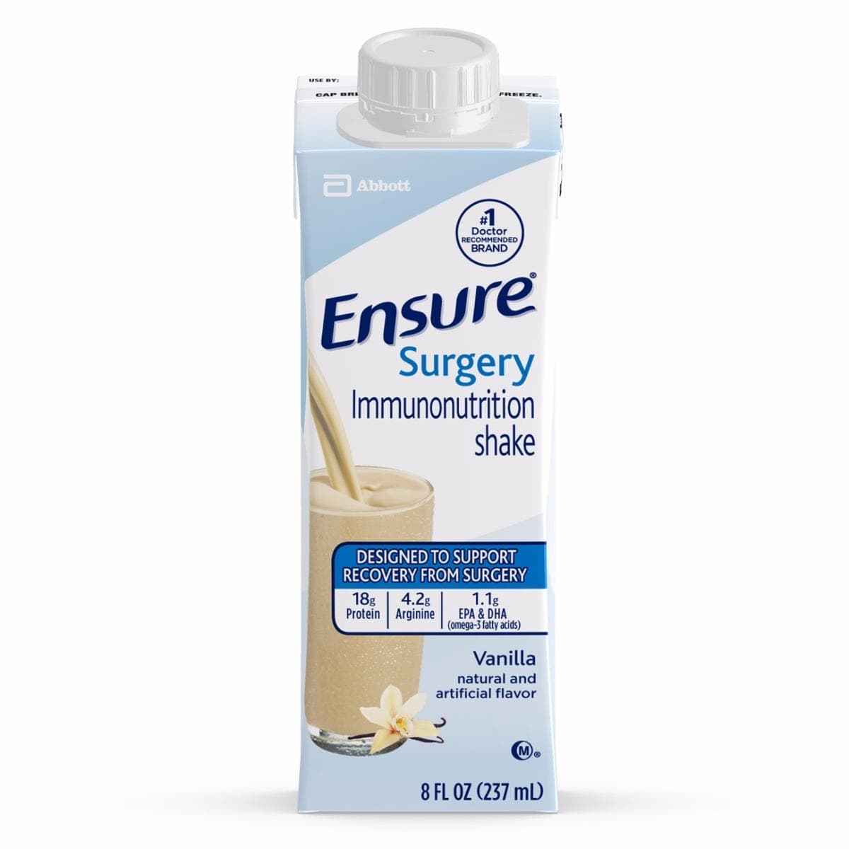 Ensure Surgery Immunonutrition Shake, Vanilla, 8 oz - Package of 24 - Image 1