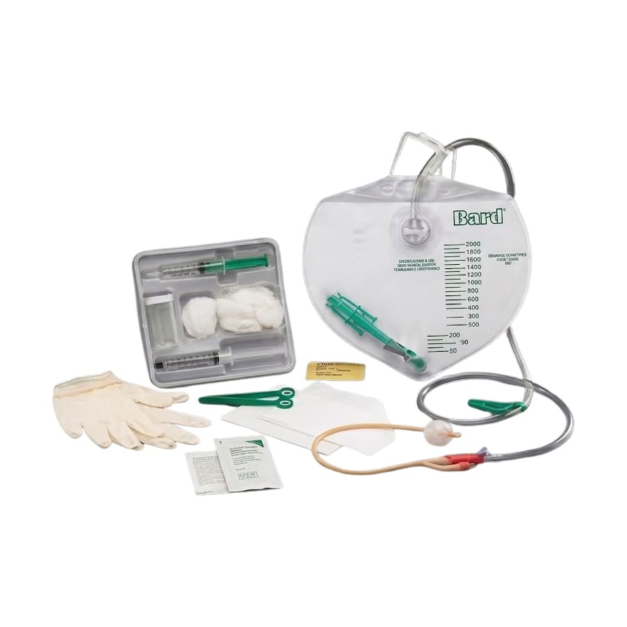 Bardex I.C. Advance Indwelling Catheter Tray, 16 Fr - Each - Image 1