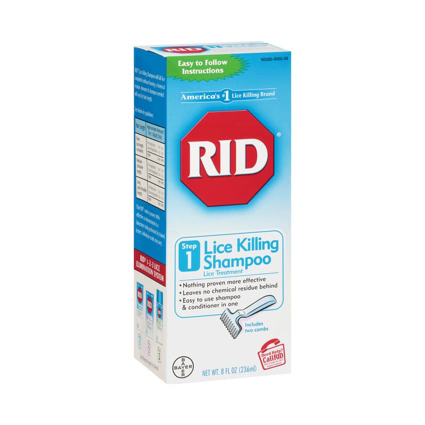 RID Lice Treatment Shampoo with Comb, 2 oz - Each