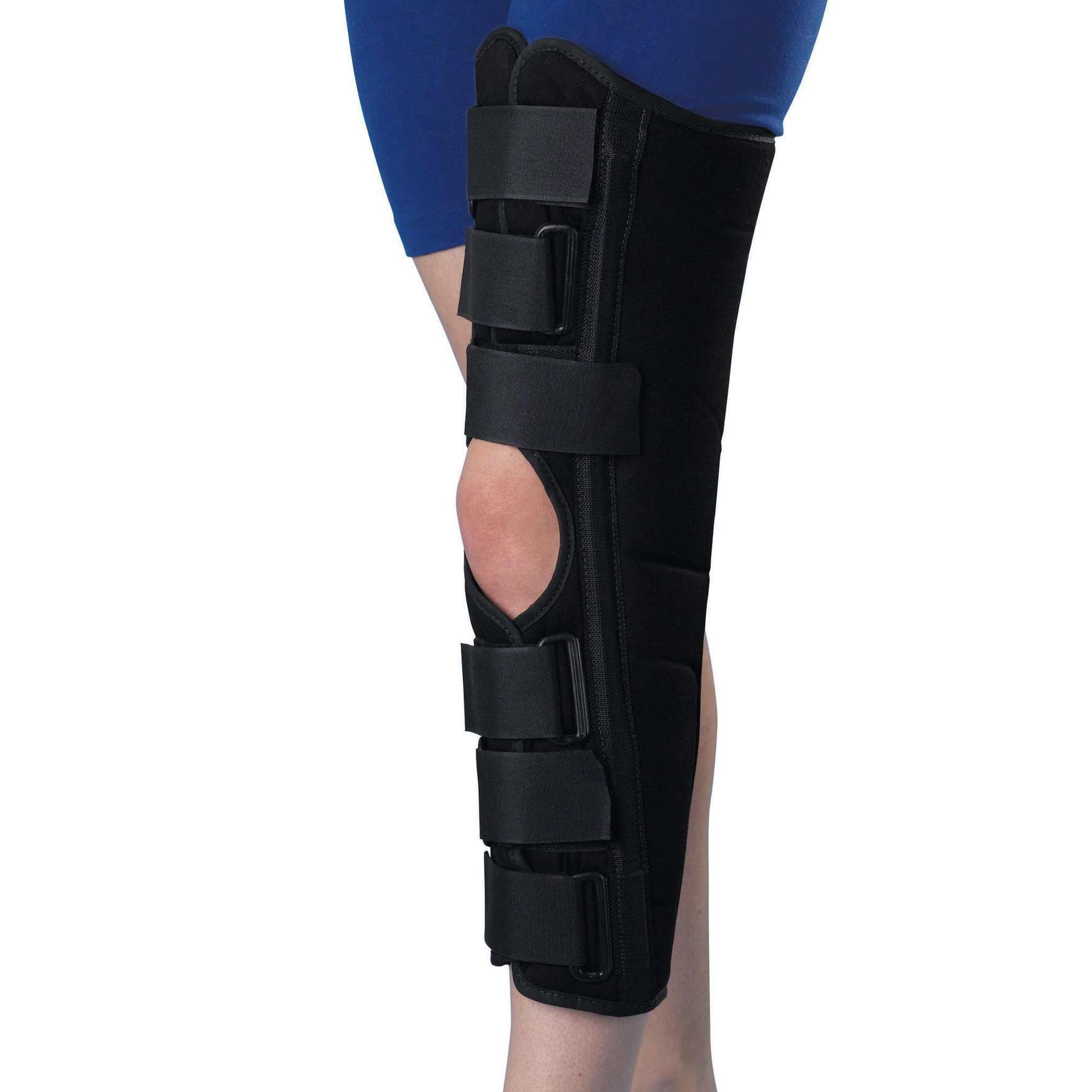 Medline Rigid Knee Immobilizers, 16 Inch, Medium - Image 1