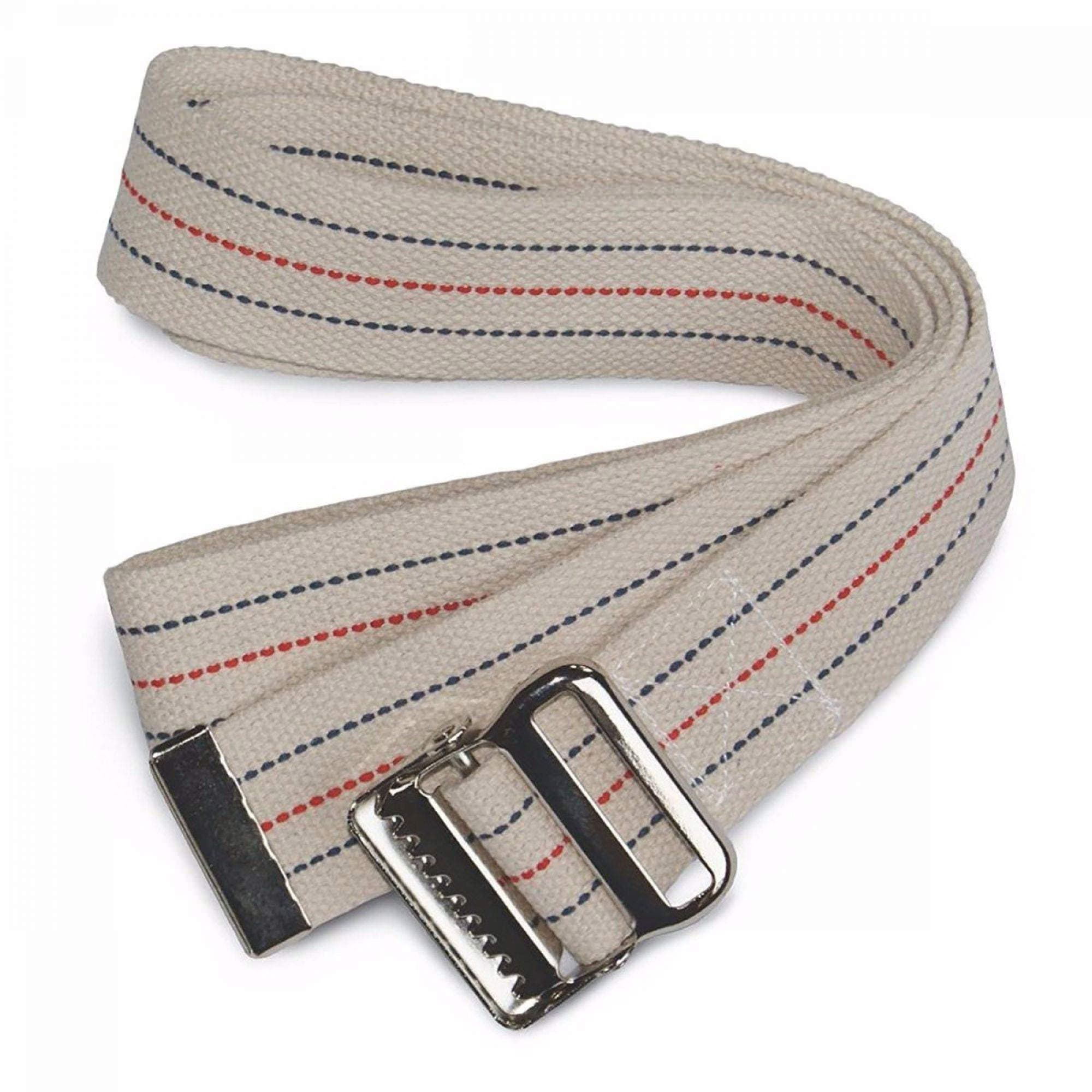 Sammons Preston Gait Belts, 36 Inch, Neutral Stripes - Image 1