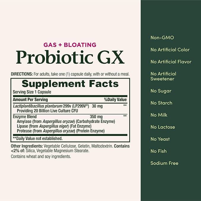 Nature's Bounty Probiotic GX - Pack of 25 - Image 2