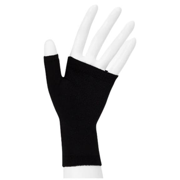 Juzo Soft Seamless Compression Gauntlet, Medium, Black, 30-40mmHg, Right Hand - Image 1