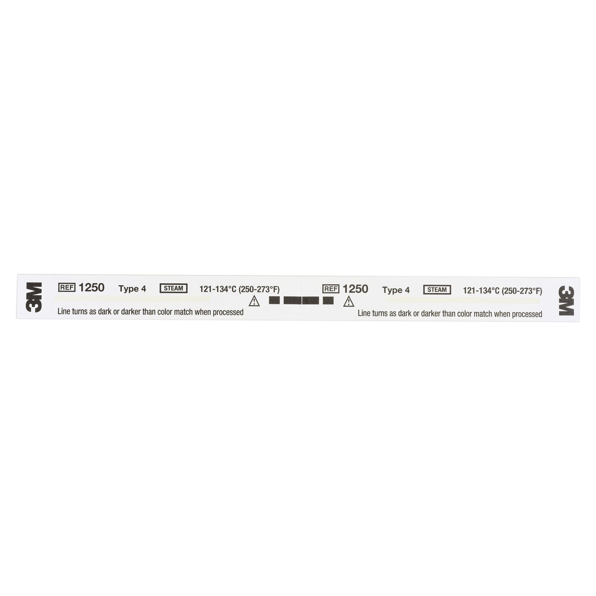 3M Comply Steam Chemical Indicator Strip, 8 Inch - Case of 1920 - Image 1