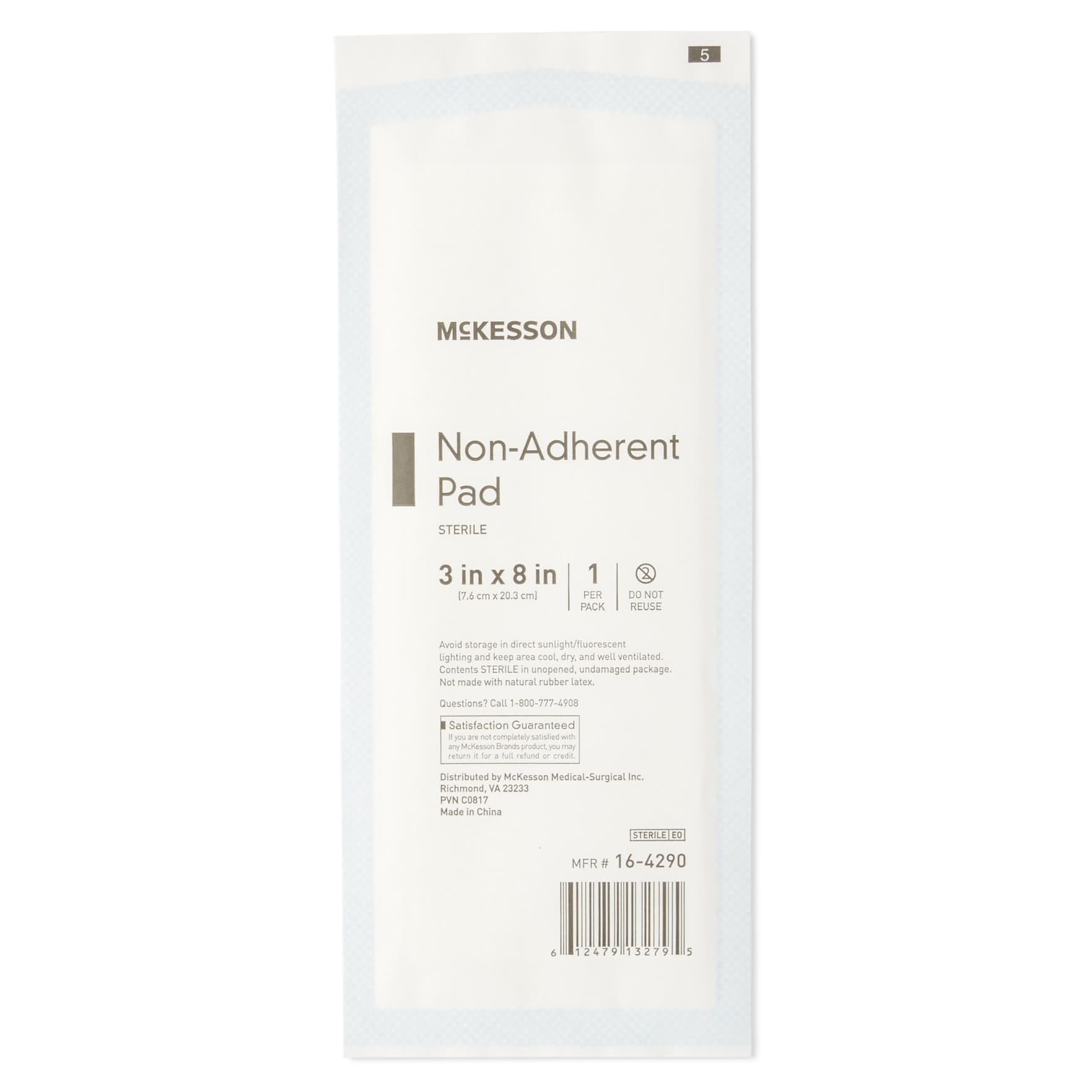 McKesson Polyester Non-Adherent Dressing, 3 x 8 Inch - Case of 600 - Image 1