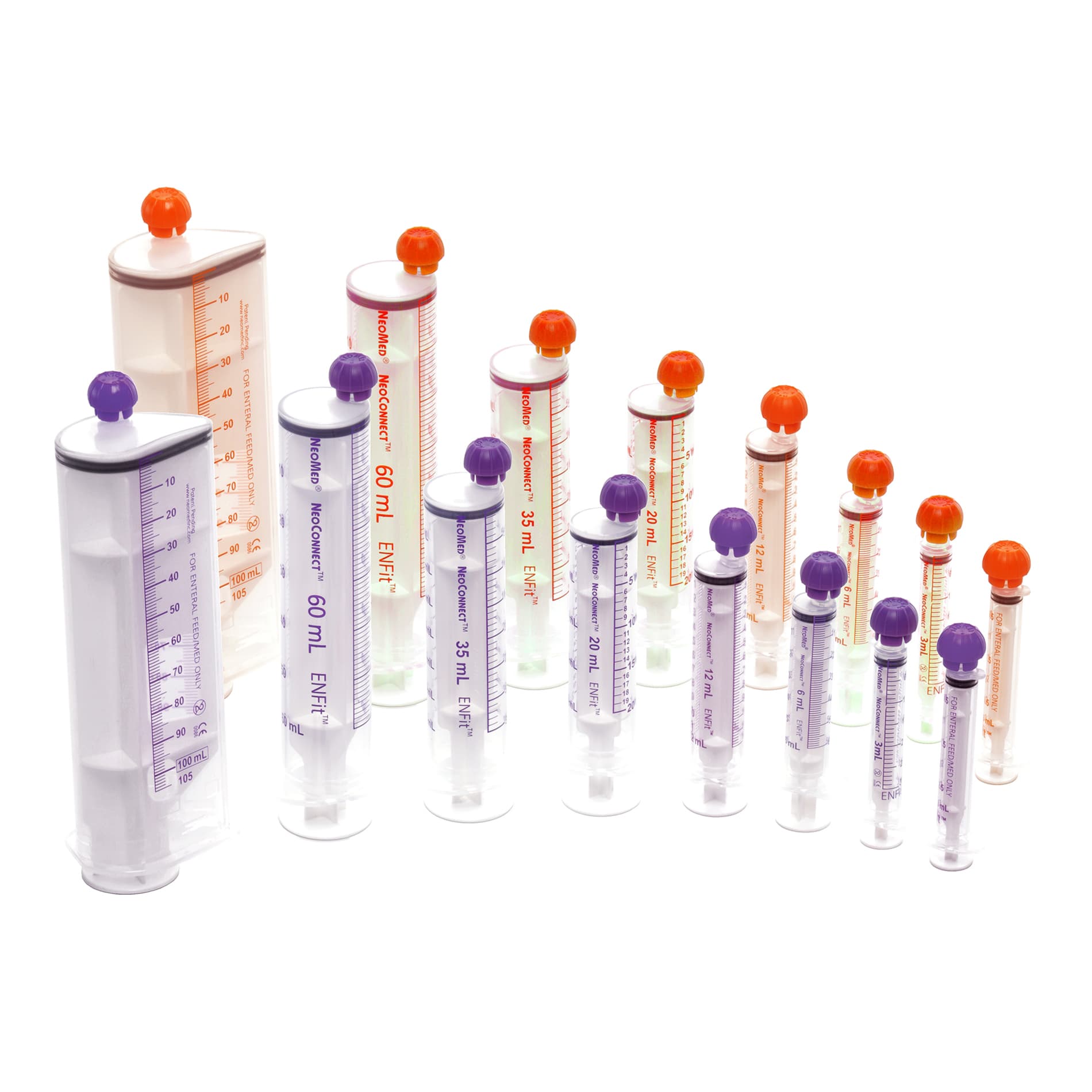 NeoConnect Enteral Oral Syringes with ENFit Connector - Image 1