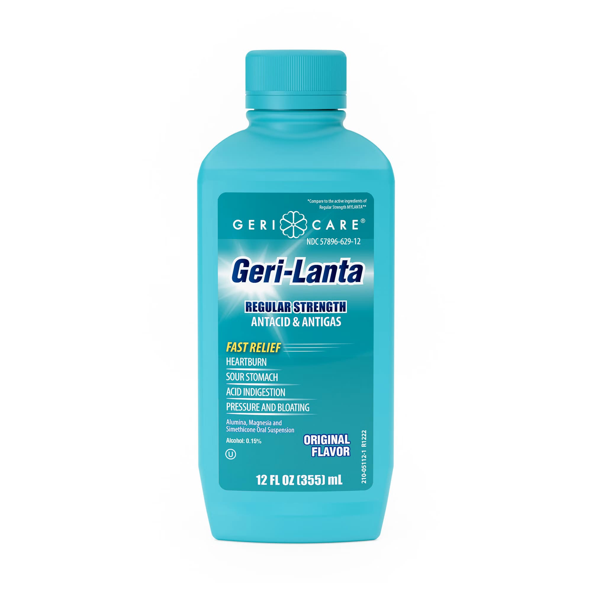 Geri-Care Geri-Lanta Antacid and Antigas, Original Flavor, 200 mg - Case of 12