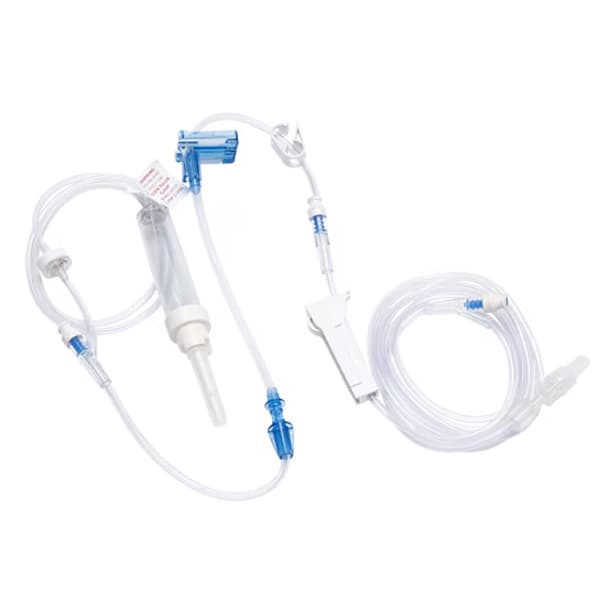 BD Alaris 3 Ports IV Pump Set with SmartSite Needle-Free Y-Valve Port - Image 1