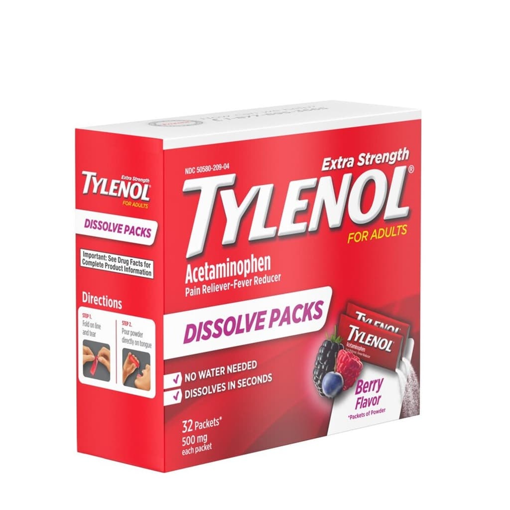 Children's TYLENOL Dissolve Powder Packs - 32 Count - Image 2