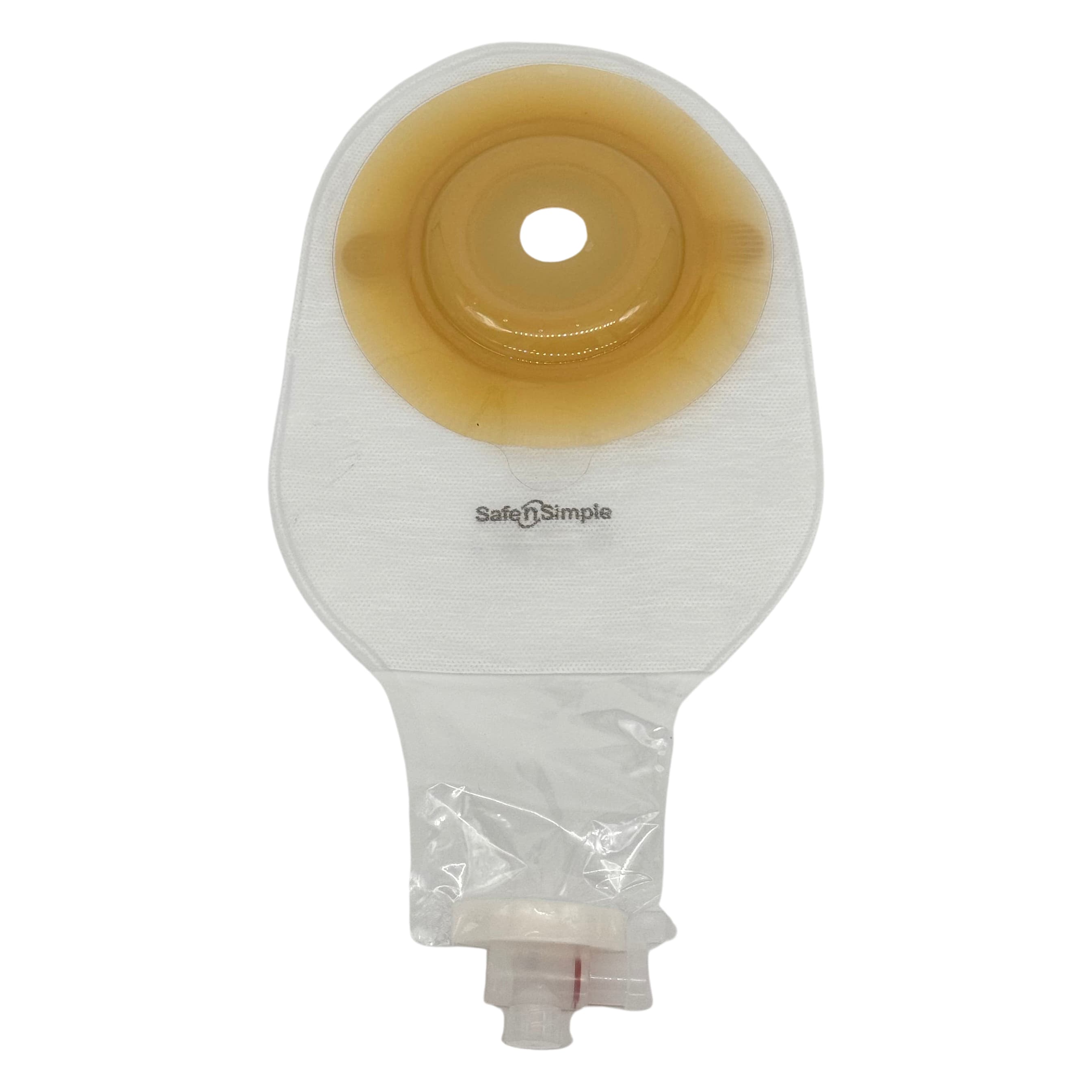 Safe N Simple 9" Convex 1-Piece Extended Wear Pre-cut Urostomy Pouch - Image 2