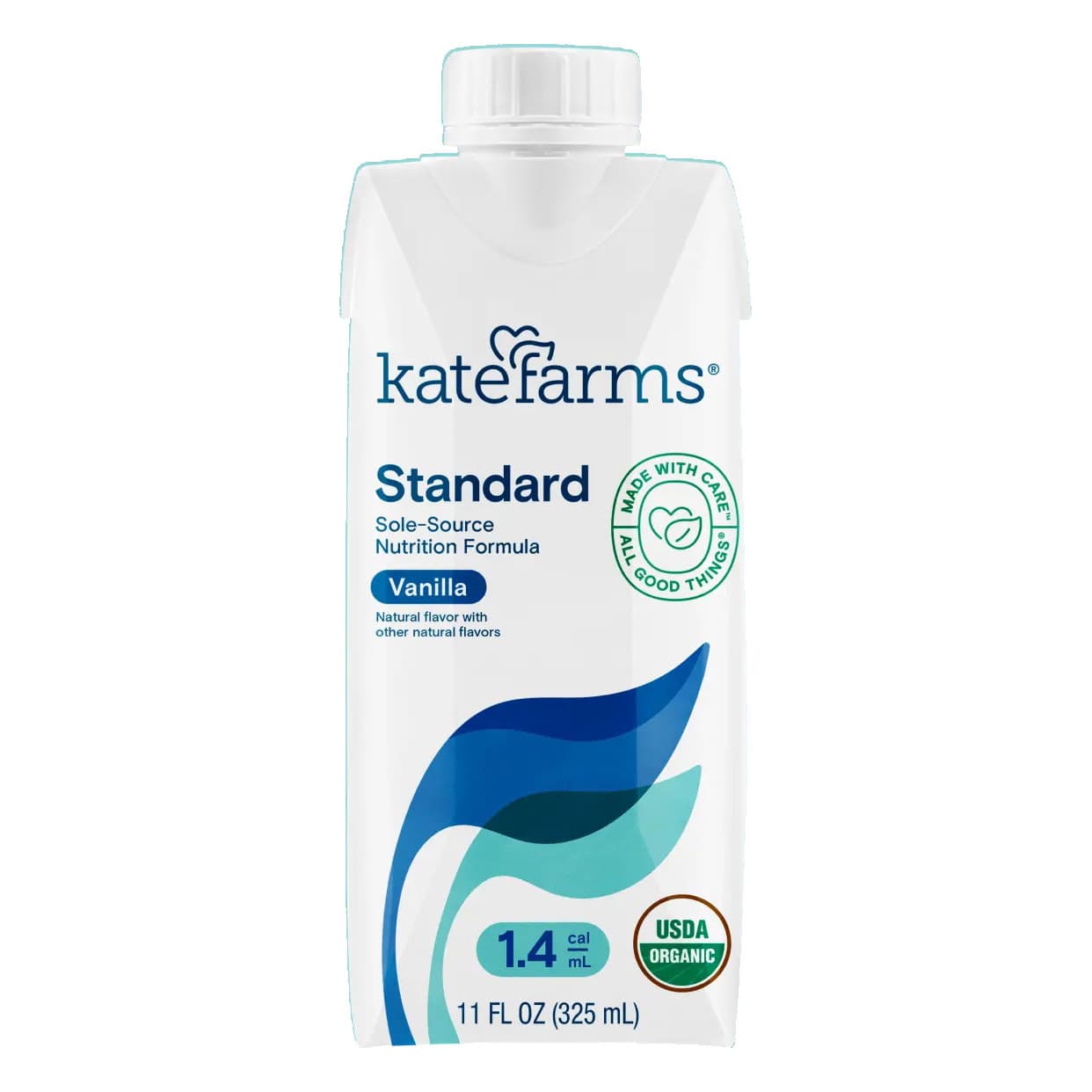 Kate Farms Standard 1.4 Sole-Source Nutrition Formula, Vanilla, 11 oz - Case of 12 - Image 1