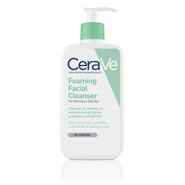 CeraVe Foaming Facial Cleanser Pump Bottle - Image 3