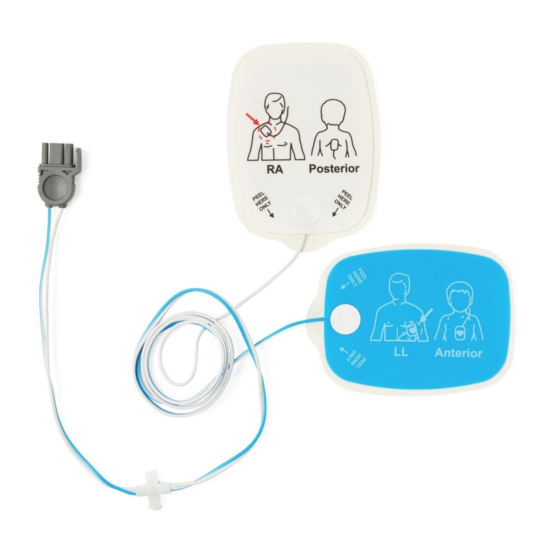 AED Defibrillator Electrode Disposable Pads, Adult/Child - Case of 10 - Image 1