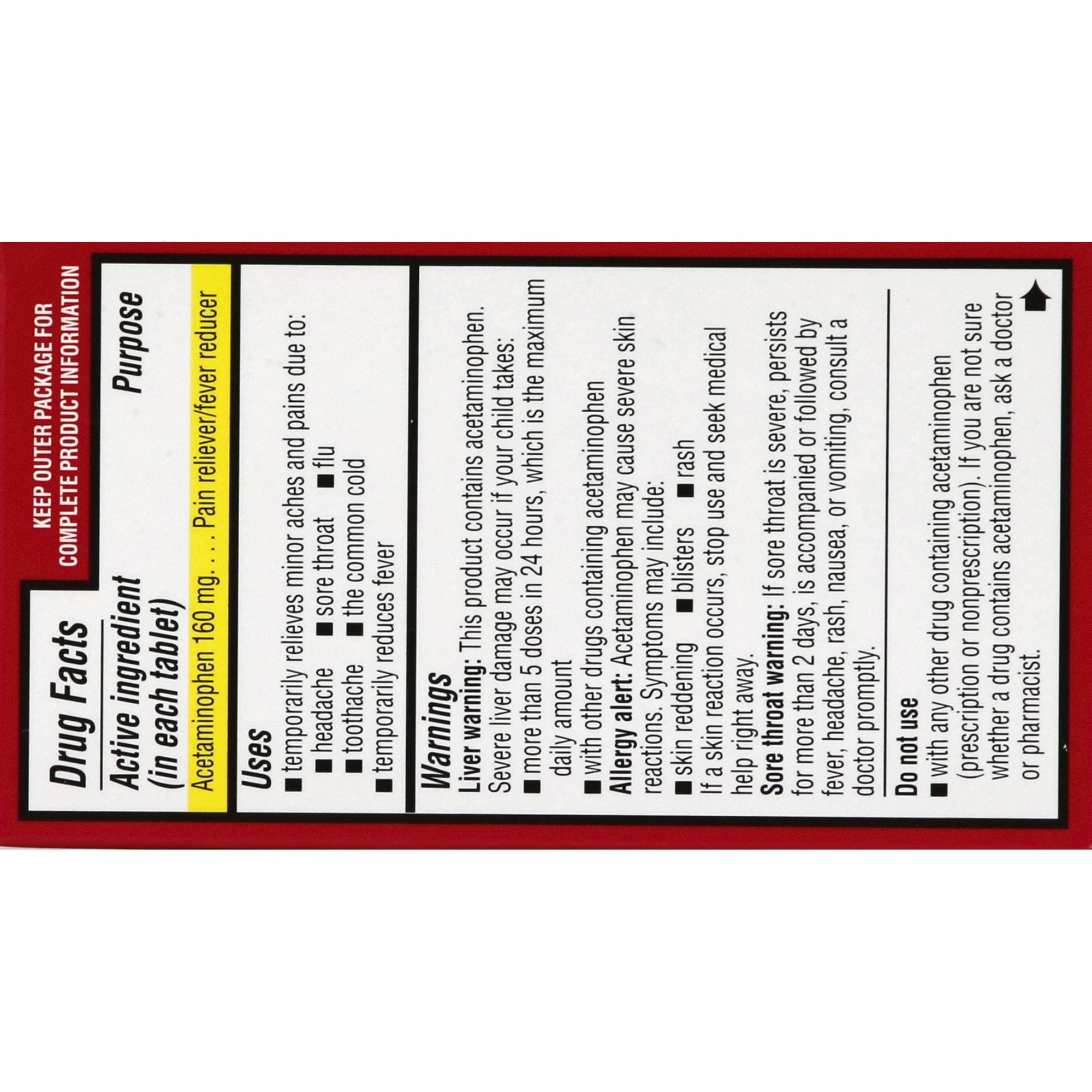 Leader Children's Acetaminophen Chewables, for Pain and Fever Relief - 24 Count - Image 3