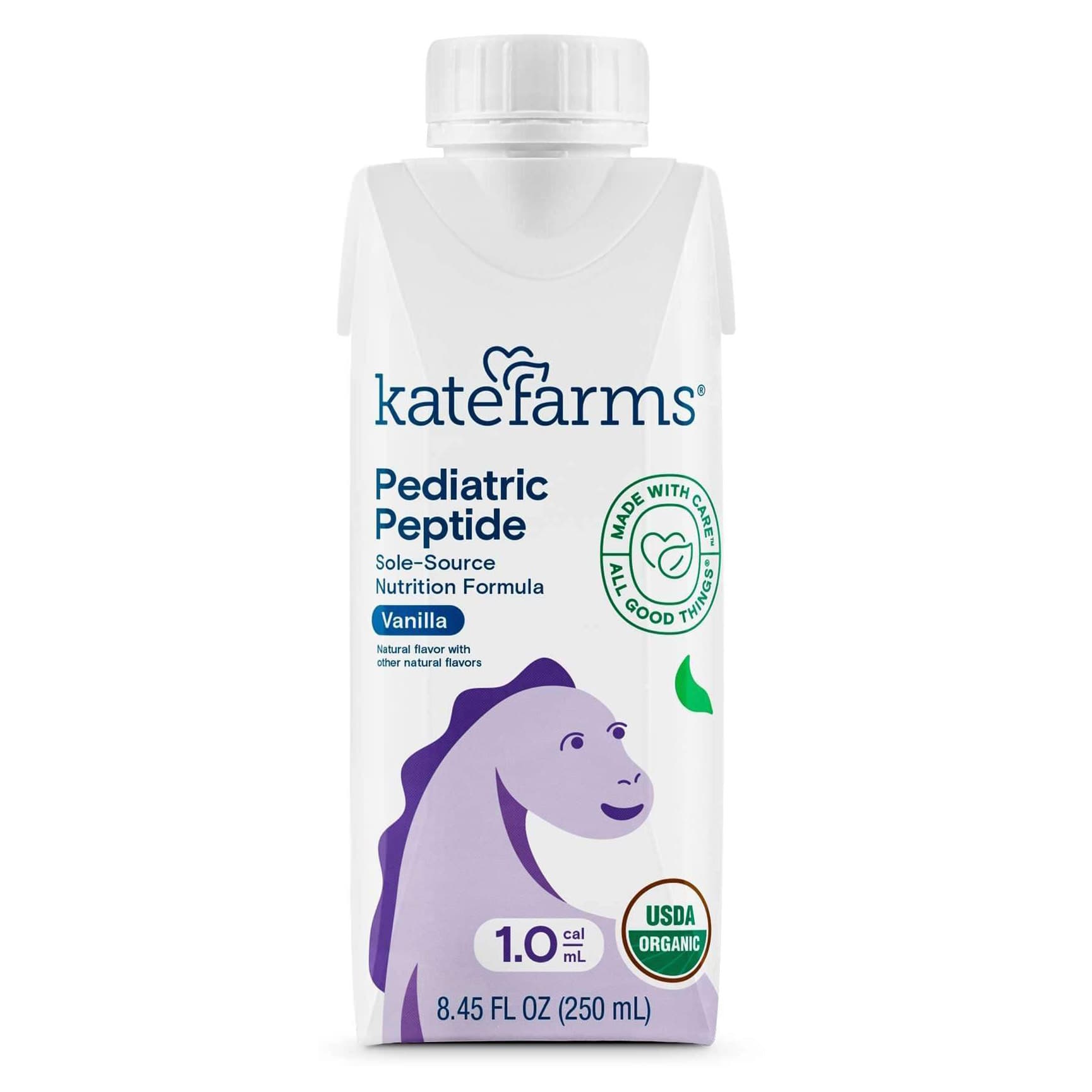 Kate Farm Pediatric Peptide 1.0 Nutrition Formula, Vanilla, 8.45 oz - Each - Image 1